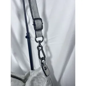 Suri‎ Frey Crossbody Shoulder Hobo Bag Purse Silver Vegan Tassel EUC thumbnail 4