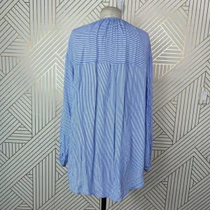 Faithfull the Brand Alice Blue Stripe‎ Tasseled Top Size US 6 thumbnail 10