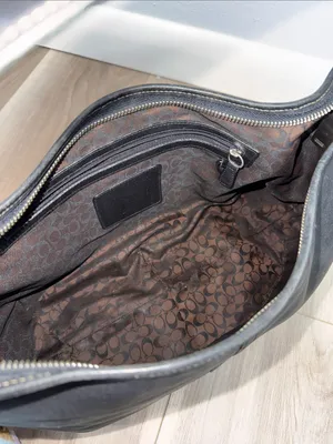 Coach Vintage Ergo slouchy black leather shoulder hobo bag thumbnail 7