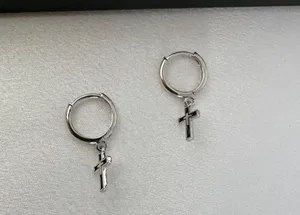 Cross Dangle Drop Earrings for Men Women,Streetwear Punk Hip Hop Unisex Style thumbnail 5