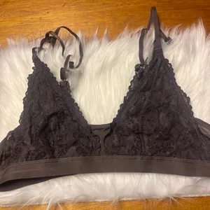 Aerie Eggplant Lace Bralette thumbnail 1