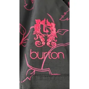 Vintage Burton Y2k Ski‎ Parka Jacket Black Pink Snowboard Hooded Women's Medium thumbnail 16