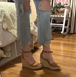 Camel Woven Wedges thumbnail 2