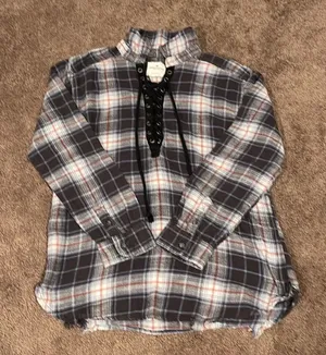 American Eagle Plaid Flannel Shirt‎ Size Small thumbnail 1