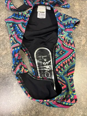 l*space Multicolor Tribal Print Bikini - Blue, Pink, Green thumbnail 2