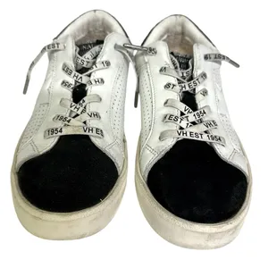 Vintage Havana White Star Black Suede Toe Sequin Heel Rollin 3 Sneakers Size 8.5 thumbnail 6