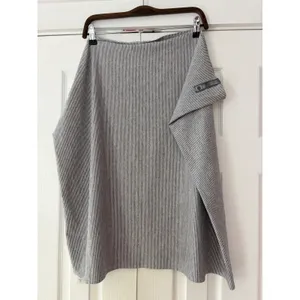 Lululemon‎ Vinyasa Scarf Grey White Micro Stripe Snap Wrap One Size O/S thumbnail 4