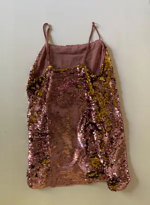 For Love And Lemons Sequin Changing Mini Dress thumbnail 5