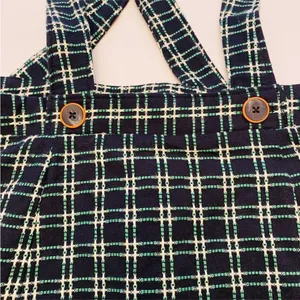 Anthopologie Chic Plaid Skirt with Suspenders thumbnail 3