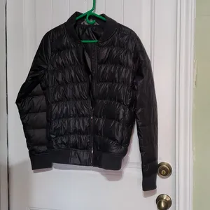 Athleta Puffer Full Zip Jacket Size Medium thumbnail 4