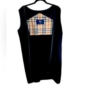 Burberry Nova Check Wool Zip In Coat LINER ONLY Vest Women’s Large Estimate EUC thumbnail 6