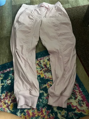 Lululemon Dance Studio Mid Rise Full Length Light Pink Jogger Pants thumbnail 2