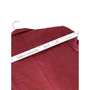 80s Country Suburban Dark Red Tweed Blazer 12 Made in‎ USA Notch Collar Vintage thumbnail 8