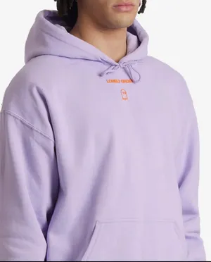 Lonely Ghost Sweatshirt Hooded Lilac Text Me When You Get Home thumbnail 5
