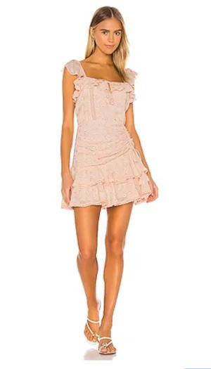 Saylor Peach Julianna Eyelet Tiered Dress thumbnail 3