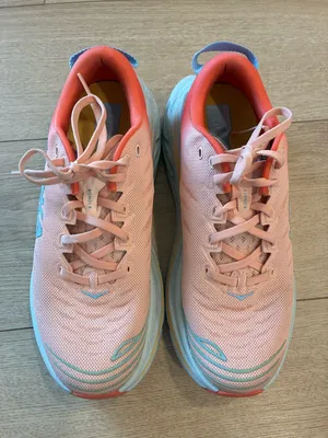 Hoka Women’s Bondi X Camellia Peach Parfait Running Shoe Sneaker Size 9.5 thumbnail 4