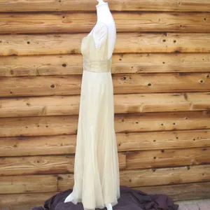 Vintage Vera Wang Sleeveless Gown 6 S thumbnail 4