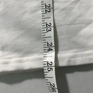 Dew Shoulder Stripe Long Sleeve Sweatshirt Women’s Large White NWOT Lightweight thumbnail 9