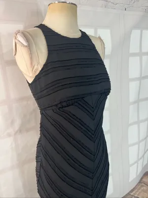 Anthropologie Maeve Textured Slip Midi Dress size xxs thumbnail 6