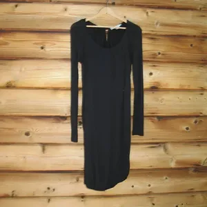 Reiss Black Jersey Dress  thumbnail 3