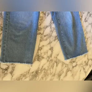 EUC Madewell Curvy Perfect Vintage Wide-Leg Cropped Jeans Sz 24 Broken Zipper thumbnail 12