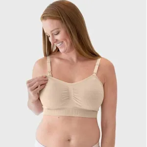 Kindred Bravely - Women's Hands Free Nursing Bra Pum Beige thumbnail 1