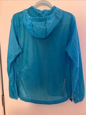 New Balance Turquoise Hooded Running Jacket thumbnail 4