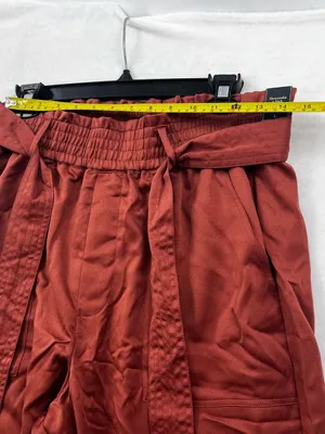 NWT Abercrombie & Fitch Rust Brown Women's Trousers 088 thumbnail 5