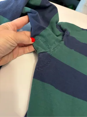 Beach Riot Rugby Shirt Verdant Stripe size XS thumbnail 9