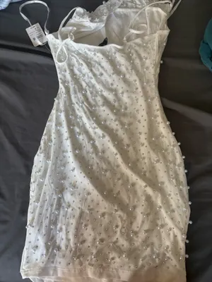 White Mini Windsor Dress thumbnail 2