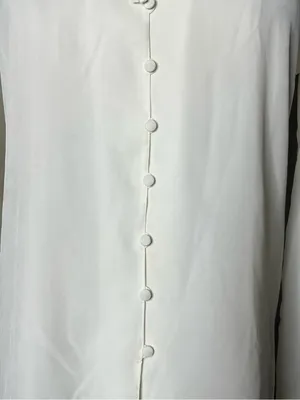 Vintage Tokyo Blouse Marianne Ruffle Lace Tie Neck Button Down Victorian Blouse thumbnail 5