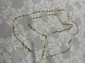 Boutique 18k Beaded Body Chain thumbnail 2