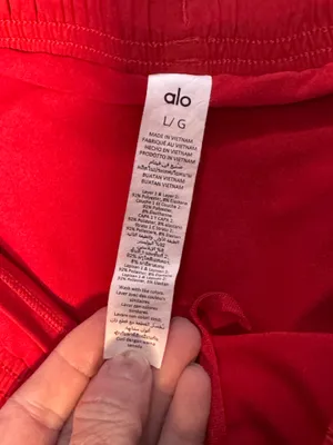 Alo Yoga Stride Shorts Red Large thumbnail 5
