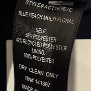NWOT ASTR the Label Clairemont Top in Blue Peach Multi Floral thumbnail 11