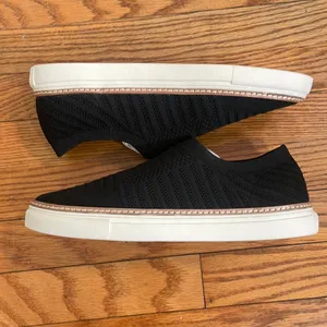 Vince Camuto Keamalla Knit Slip-On Sneakers Black Women's 11M NWT‎ thumbnail 4