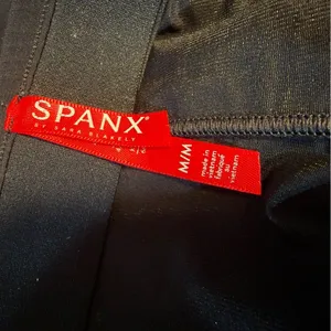 SPANX Go With The Flow Pants M Black High Rise Wide Leg Pull On Stretch thumbnail 5