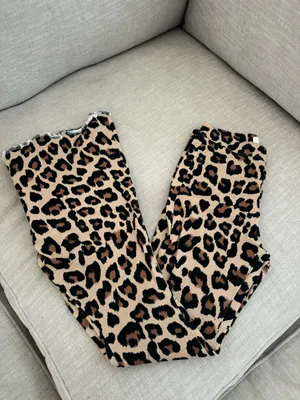 Cheetah flared jeans Tan thumbnail 1