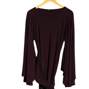 NWT ASOS DESIGN Plum Batwing Cinched Waist Maxi Dress US 8-10 thumbnail 5