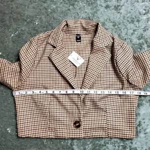 Windsor Brown‎ Houndstooth Cropped Jacket thumbnail 5