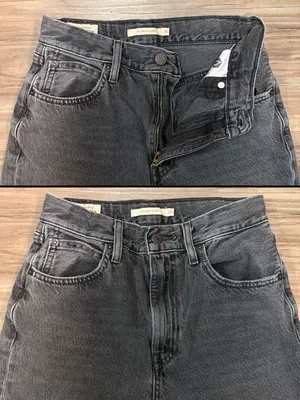 Levi’s Premium 70s High Flare Jeans Such a Doozie Black W25 L30 thumbnail 3
