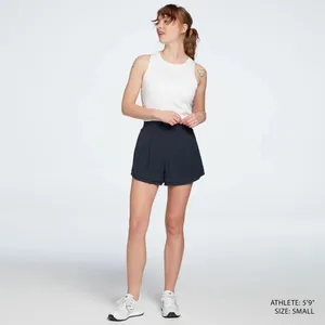 CALIA Women's Double Layer Hem Shorts - Darker Ardosia Slate L thumbnail 2