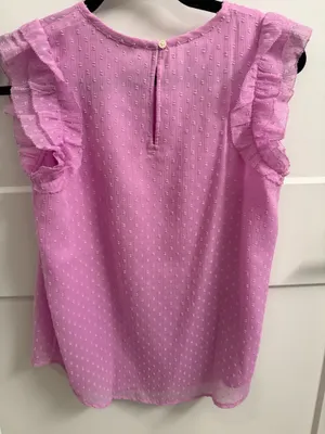 NWT Pink Sleeveless Blouse Loft thumbnail 2