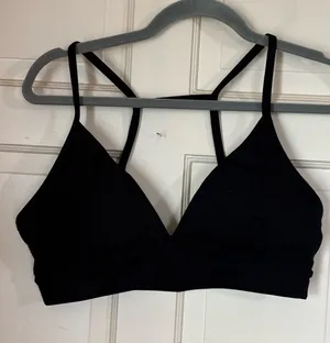 TAVI NOIR Low-Impact Black Studio Sports Bra Woman's Size XL Activewear Yoga thumbnail 1