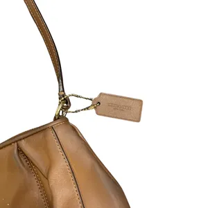 Coach Madison Pleated Leather Light Brown Crossbody Bag Style F52177 Y2K thumbnail 3