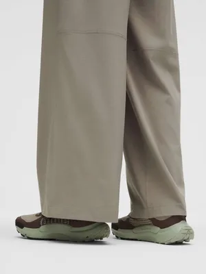 Lululemon Swift Mid-Rise Wide Leg Pants Sz 4 Warm Ash Grey thumbnail 2