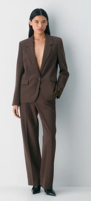 Aritzia brown pants thumbnail 1