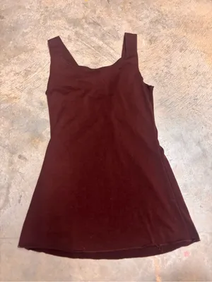 Candy Rain Chocolate Brown Y2K Tank Top Sequin Chain Neckline Womens Small thumbnail 6