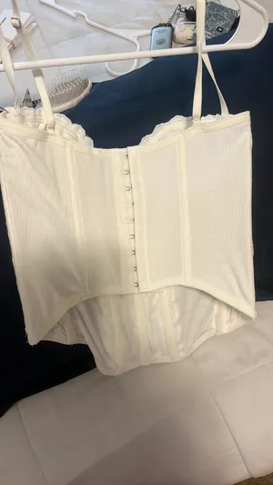 Urban Outfitters White Corset thumbnail 3