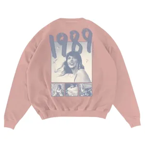 TAYLOR SWIFT 1989 (Taylor’s Version) Pink Crewneck, Size M, New w/o Tag SOO thumbnail 1