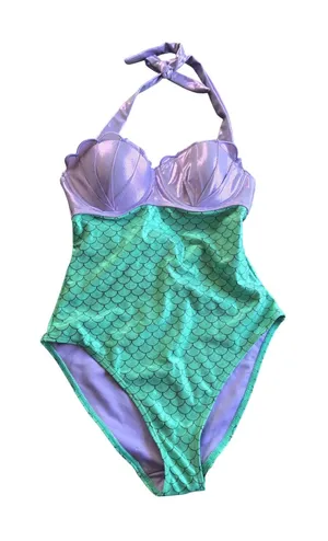 Disney Little Mermaid One-Piece Swimsuit Size: M thumbnail 1